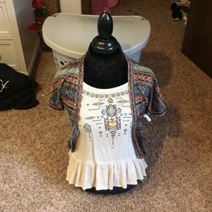 A Tank and Short sleeve Cardigan!